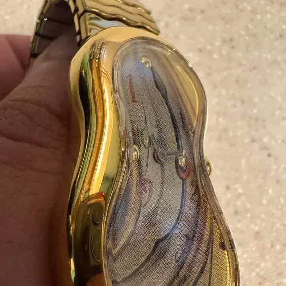 Vintage 90s Exaequo Softwatch Persistence of Memory Salvador Dali Crash Watch